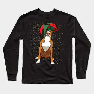 Christmas days for a podenco Long Sleeve T-Shirt